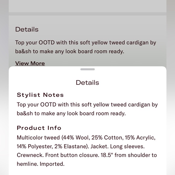 ba&sh Multicolor Striped Cardigan - Picture 10 of 10